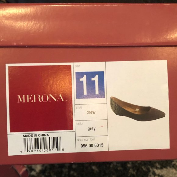 Merona NWT Drew Ballet Flats - Grey - Picture 6 of 6